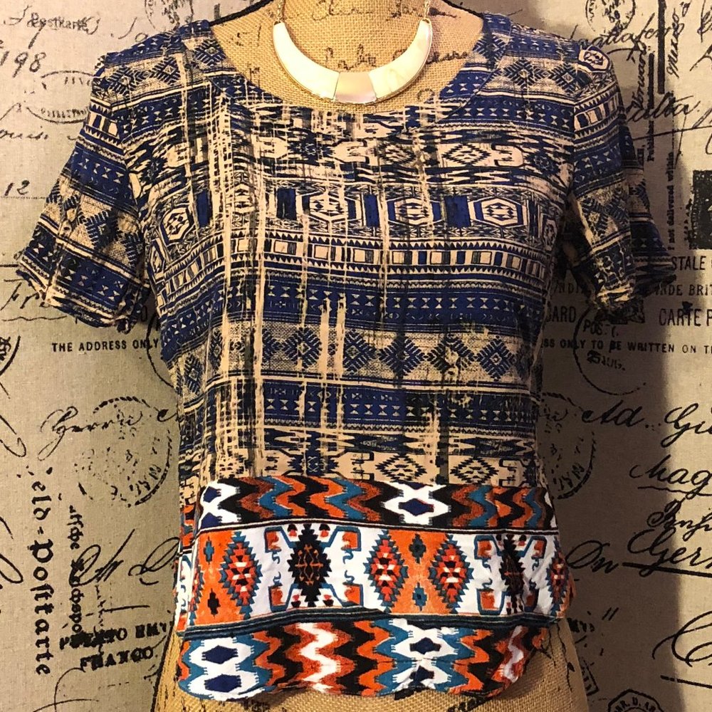 Tribal Blouse-M Juniors